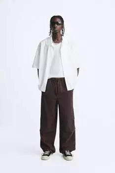 Брюки для парашюта Zara, красный/черный