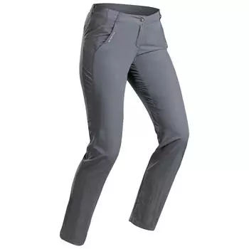 Брюки для походов женские серые MH100 Quechua