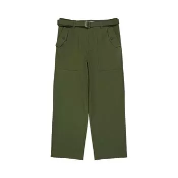 Брюки для рабочей одежды Maison Kitsun, цвет Милитари-зеленый