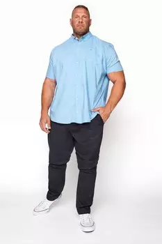 Брюки для регби с эластичной талией Badrhino Big & Tall, синий