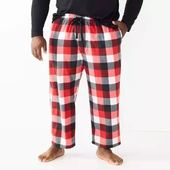 Брюки для сна из микрофлиса Big & Tall Sonoma Goods For Life