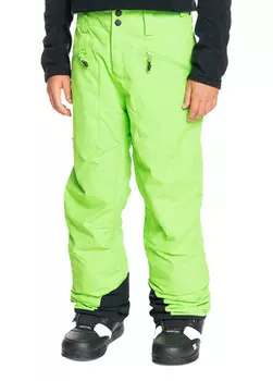 Брюки для сноуборда Boundry pt для мальчиков Quiksilver, зеленый