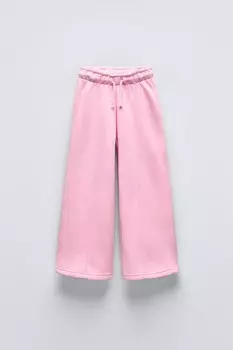 Брюки для спорта со швами ZARA, розовый