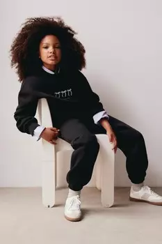 Брюки для спорта ZARA, черный