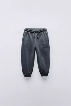 Брюки для спорта ZARA, сине-серый