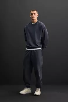 Брюки для спорта ZARA, темно-синий