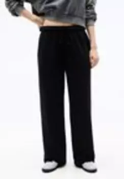 Брюки для тренировочного костюма WIDE-LEG Pull&Bear, черный