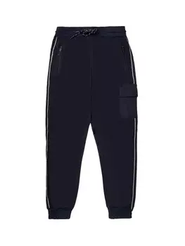 Брюки для тренировок и бега Max Men Jogginghose elastischer Bund Freizeit Hose, темно-синий