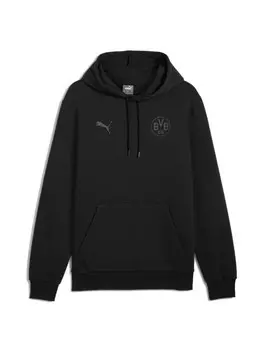 Брюки для тренировок и бега Puma Hoodie BVB Borussia Dortmund, черный
