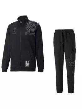 Брюки для тренировок и бега Puma Jogginganzug 22/23 BVB Borussia Dortmund, черный