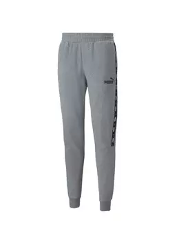 Брюки для тренировок и бега Puma Jogginghose ESS+ Tape, серый