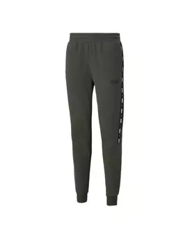 Брюки для тренировок и бега Puma Jogginghose ESS+ Tape, оливковый