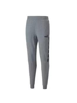Брюки для тренировок и бега Puma Jogginghose ESS+ Tape, серый