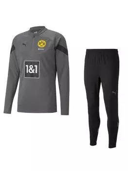 Брюки для тренировок и бега Puma Trainingsanzug BVB Borussia Dortmund, серый