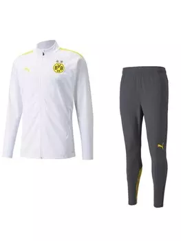 Брюки для тренировок и бега Puma Trainingsanzug BVB Borussia Dortmund, белый