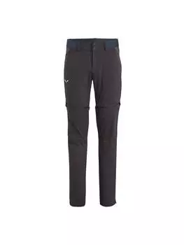 Брюки для тренировок и бега Salewa Pedroc Durastretch Zip Off Softshellhose, черный