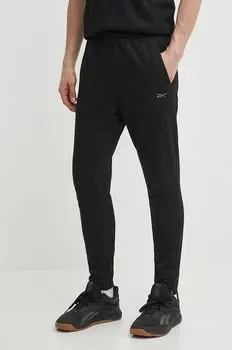 Брюки для тренировок Reebok, черный