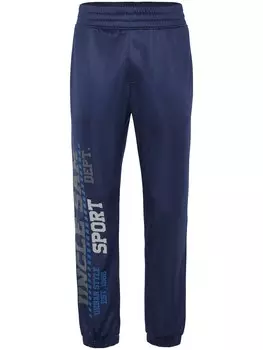 Брюки для тренировок свободного кроя Uncle Sam, темно-синий