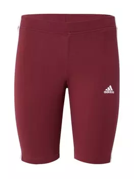 Брюки для тренировок узкого кроя ADIDAS SPORTSWEAR Essentials, темно-красный