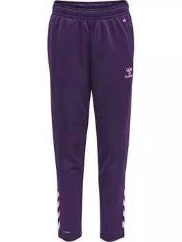 Брюки для тренировок узкого кроя Hummel, слива/орхидея