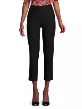 Брюки до щиколотки с плоской передней частью Nanette Nanette Lepore, цвет Very Black