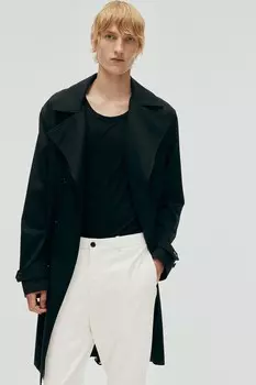 Брюки до щиколотки стандартной посадки H&M, бежевый
