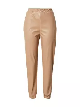 Брюки Dorothy Perkins Tapered Pants Faux, светло-коричневый
