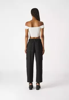 Брюки DOUBLE CARGO PULL ON GAP, черный