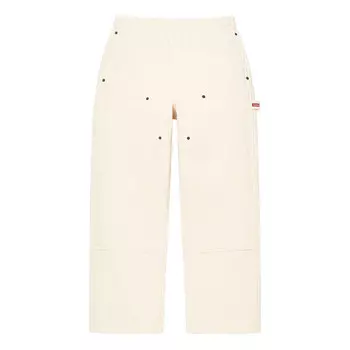 Брюки double knee painter sweatpants 'white' Supreme, белый