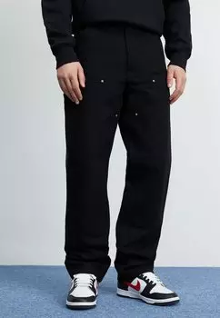 Брюки Double Knee Pant Carhartt WIP, цвет black rigid