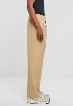 Брюки Double Pleated Pants Urban Classics, Unionbeige