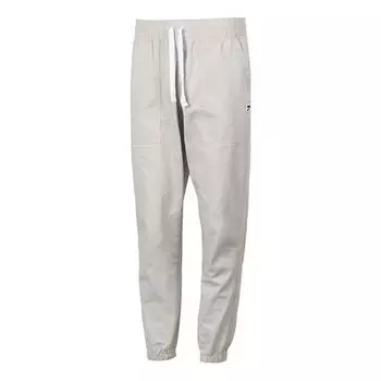 Брюки downtown small logo pants 'grey black' Puma, серый