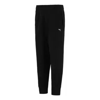 Брюки downtown sweatpants 'black' Puma, черный