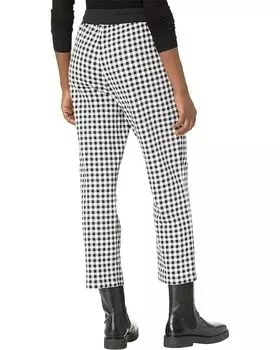 Брюки Draper James Natalie Sweatpants in Gingham, черный мульти