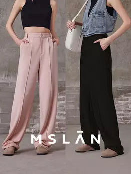 Брюки драпированные MSlan Mianmian, черный