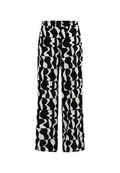 Брюки DreiMaster Stoffhose, черный