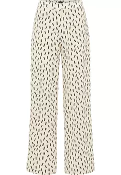 Брюки DreiMaster Stoffhose, кремовый черный