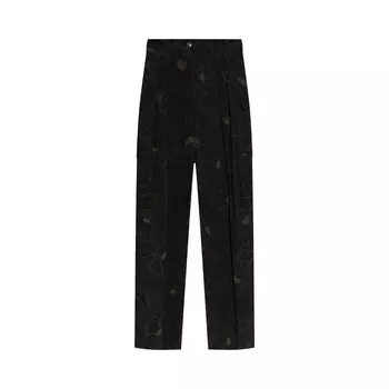 Брюки Dries Van Noten Polkam Pants Black, черный