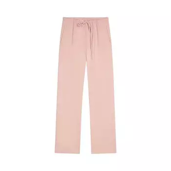 Брюки Dries Van Noten Wool Satin Pants Old Rose, розовый