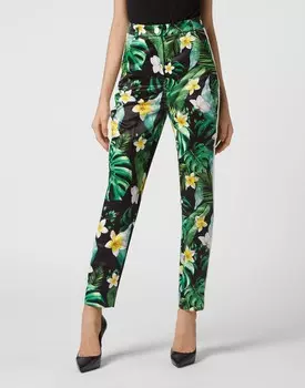 Брюки Duchesse с очень высокой талией, зеленый