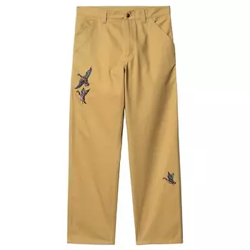 Брюки Ducks Single Knee Carhartt WIP, светло-коричневый