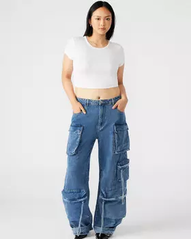 Брюки Duo Medium Denim Pant Steve Madden, мультиколор