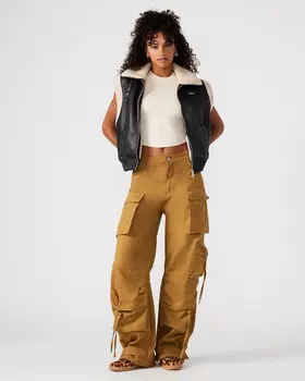 Брюки Duo Pant Khaki Steve Madden, хаки