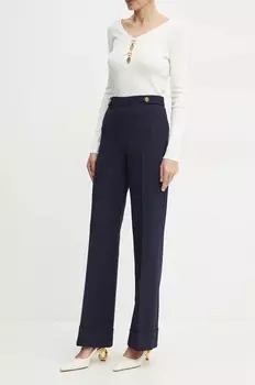 Брюки-двойки Twinset, темно-синий