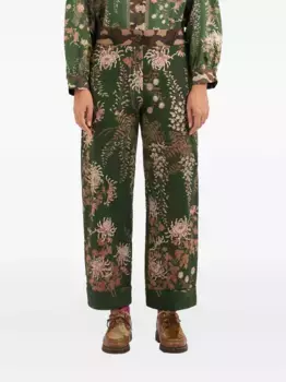 Брюки Dylan с камуфляжным принтом Pierre-Louis Mascia, зеленый