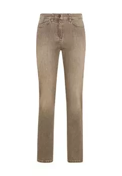 Брюки джинсовые "Лора 292", 5-карманные, женские RAPHAELA BY BRAX, цвет 58 Sand