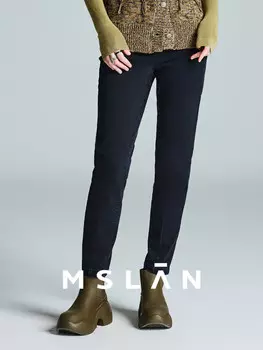 Брюки джинсовые MSlan классические, черный