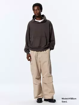 Брюки джинсовые мужские GU широкие, синий