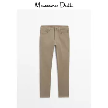 Брюки джинсовые мужские Massimo Dutti, темно-коричневый