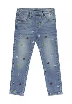 Брюки джинсовые, вышивка, детские S.Oliver, цвет 55z2 Blue
